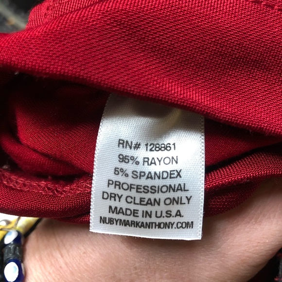 Nu By MarkAnthony SexyRed Zippered Back Mini Dress - Picture 7 of 7